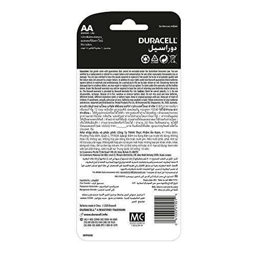 Duracell Alkaline AA 24 Batteries Coppertop MN1500