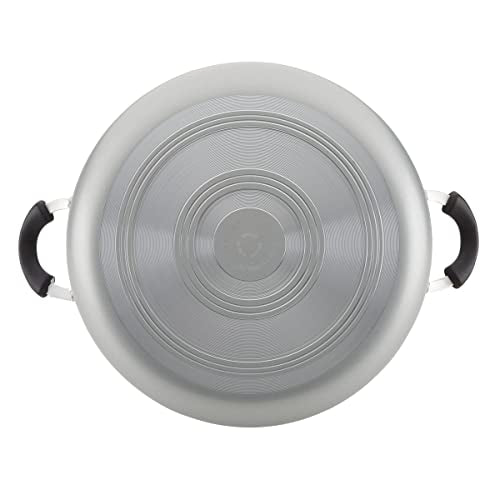 Farberware Cookware Nonstick Stockpot with Lid, 10.5 Quart, Silver