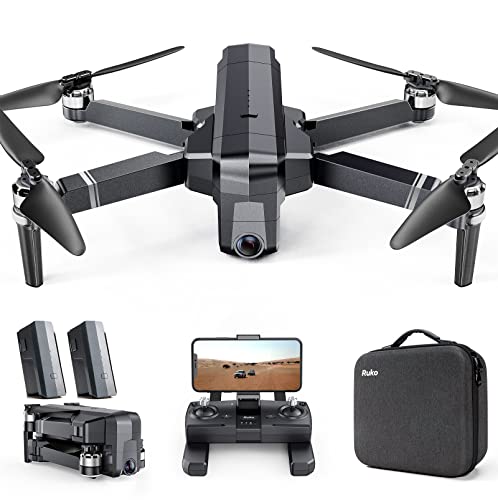 Ruko F11PRO Drones with Camera for Adults 4K UHD Camera 60 Mins Flight Time with GPS Auto Return Home Brushless Motor, Black (with Carrying Case)