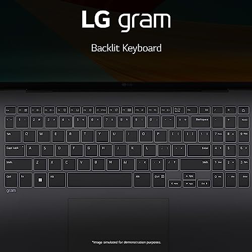 LG gram 16” Lightweight Laptop, Intel 13th Gen Core i7 Evo Platform, Windows 11 Home, 16GB RAM, 1TB SSD, Gray
