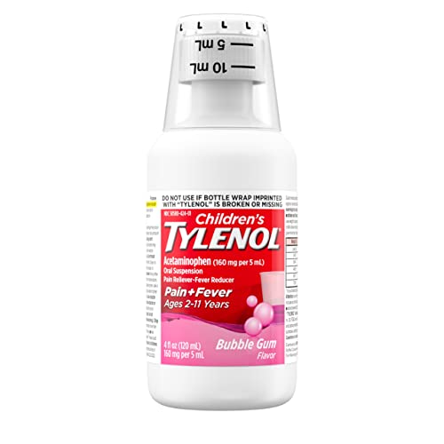 Tylenol Children's Oral Suspension, Bubblegum, 4 Fl. Oz