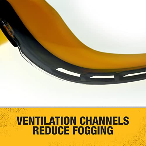 Dewalt DPG82-11C Concealer Clear Anti-Fog Dual Mold Safety Goggle, Clear Lens, 1 Pair