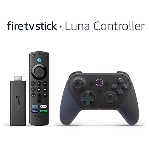 Fire TV Gaming Bundle including Fire TV Stick and Luna Controller