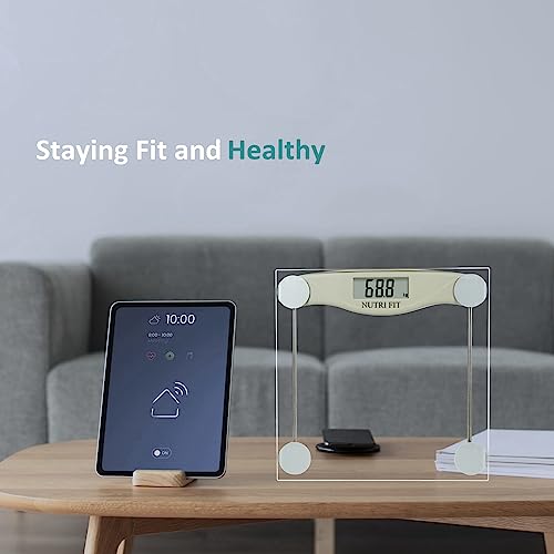 Digital Bathroom Scale for Body Weight, Precision Weighing Scale for Weight Loss, High Accuracy Measurements, 330 Pounds, Step on Technology