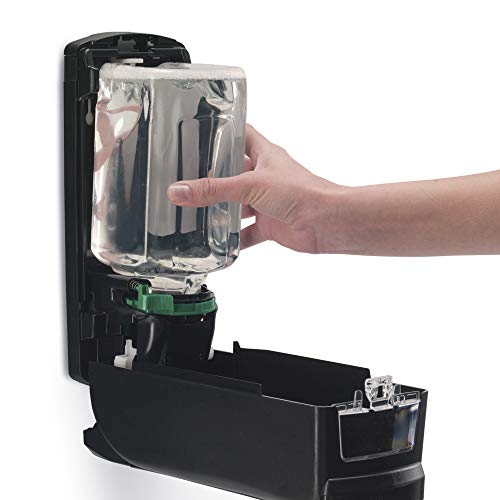 GOJO ADX-12 Push-Style Foam Soap Dispenser, Chrome/Black, for 1250 mL GOJO ADX-12 Soap Refills (Pack of 1) – 8888-06