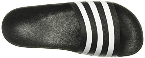 adidas Adilette Aqua Slides Black/White/Black Men's 9, Women's 10 Medium