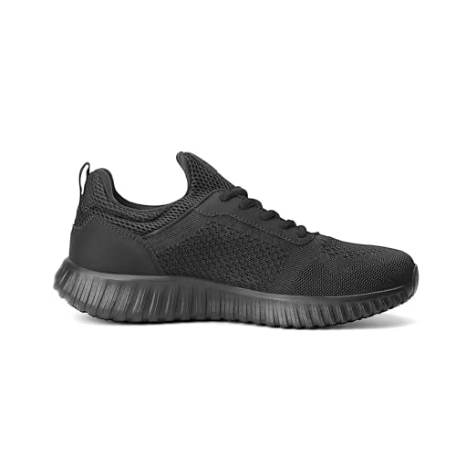 Bruno Marc Men's Non Slip Shoes, Lightweight Mens Work Shoes & Restaurant or Food Service Sneakers SBWO2302M, Black, Size 12