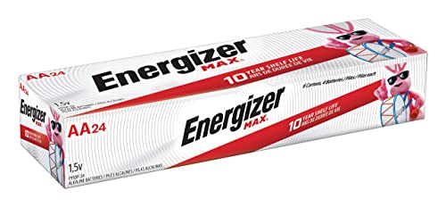Energizer AA Batteries Double A Max Alkaline Battery, 24 Count
