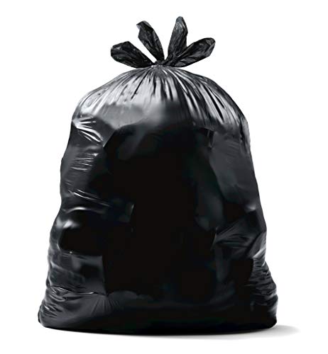 Glad Large Quick-Tie Trash Bags - Extra Strong 30 Gallon Black Trash Bag - 21 Count