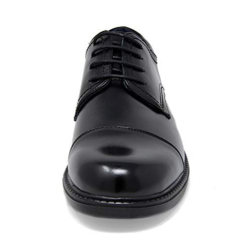 Bruno Marc Men's Downing-01 Black Leather Lined Dress Oxford Shoes Classic Lace Up Formal Size 8 M US