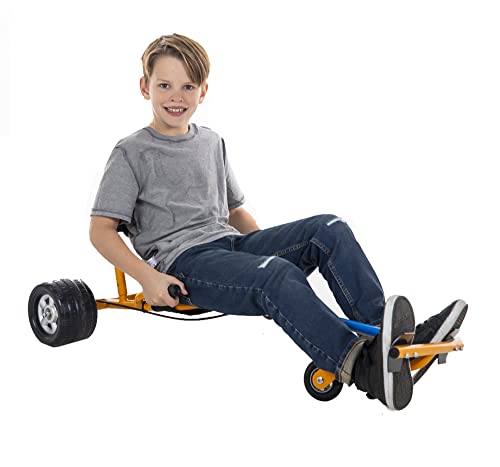 Hot Wheels Roller Racer Go Kart, Kid Powered! No Motor! No Batteries!, Rides on Any Hard Surface Indoors or Outdoors