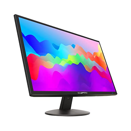 Sceptre 20" 1600 x 900 75Hz LED Monitor 2x HDMI VGA Built-in Speakers, sRGB 99% Machine Black (E209W-16003RT series)