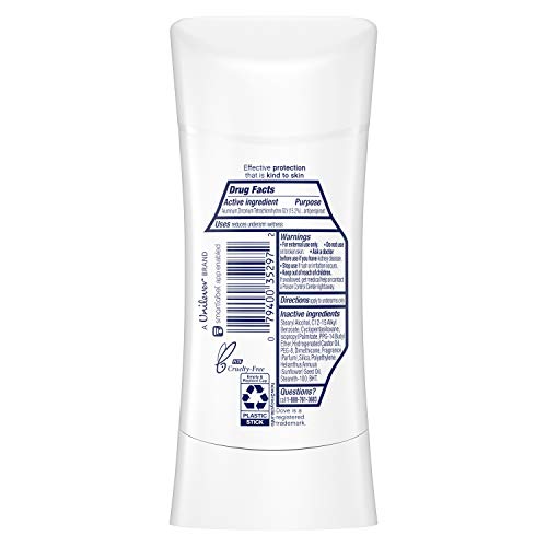 Dove Advanced Care Antiperspirant Cool Essentials 4 Count Deodorant for Women For 48 Hour Protection And Soft And Comfortable Underarms 2.6 oz