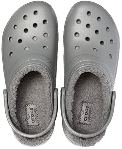 Crocs Classic Lined Clog Slate Grey/Smoke Men's 4, Women's 6 Medium