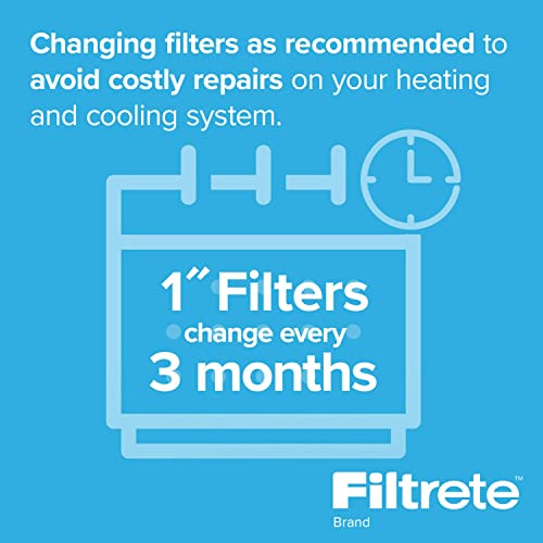 Filtrete 20x20x1 Air Filter MPR 1200D MERV 11, Allergen Reduction Plus Dust, 4-Pack Filters (exact dimensions 19.81x19.81x0.81)