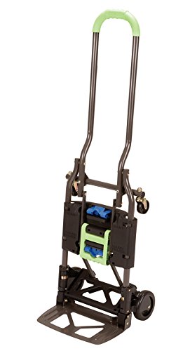 COSCO Shifter Multi-Position Folding Hand Truck and Cart, Green