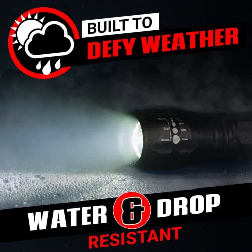 GearLight LED Flashlights - Mini Camping Flashlights with 5 Modes, Zoomable Beam - Powerful and Bright for Outdoor Use