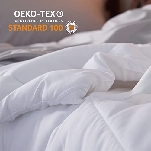 Bedsure Twin XL Comforter Duvet Insert - Extra Long Twin Comforter, Quilted All Season White Duvet Twin XL with Corner Tabs