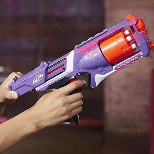 NERF Elite Strongarm, Rotating Barrel, Slam Fire, 6 Darts (Amazon Exclusive)