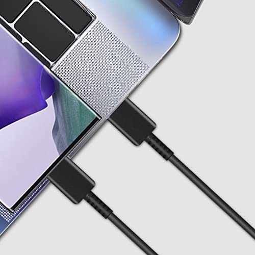 25W Type C Super Fast Charger with 6FT USB C to C Charger Cable Compatible with Samsung Galaxy S23 Ultra/S23/S23+/S22/S22 S21 S20 Ultra/S22+/S21+/ Ultra/S20/S20+/, 2PacK