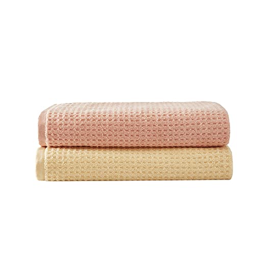 Tommy Bahama - Bath Towels Set, Highly Absorbent Cotton Bathroom Decor, Low Linting & Fade Resistant (Nothern Pacific Sun Yellow, 6 Piece)