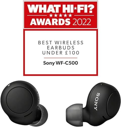 UPDATE: ALIVE AGAIN! Sony True Wireless Headphones - Up to 20 Hours Battery - Charging case - Voice Assistant Compatible - Built-in mic for Phone Calls - Reliable Bluetooth - WF-C500B/BZ - Limited Edition - Midnight Black