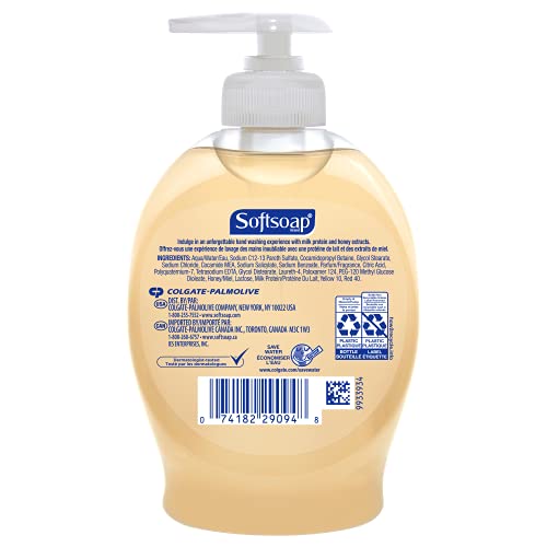 Softsoap Naturals Moisturizing Liquid Hand Soap, Milk & Honey - 7.5 fl oz
