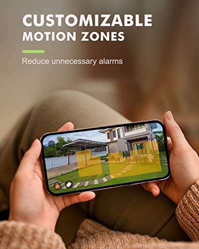 MUBVIEW Doorbell Camera Wireless with Chime, Video Doorbell - No Subscription, Voice Changer, Motion Zones, 1080HD, PIR Human Detection, 2.4Ghz WiFi, Battery-Powered Smart Doorbell