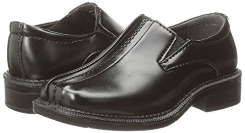 Deer Stags boys Wings Slip-on Loafer, Black, 10 M US Big Kid