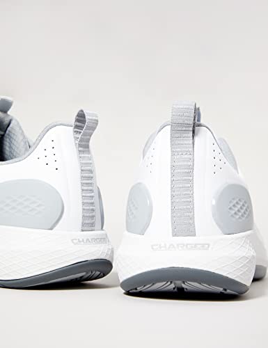Under Armour Men's Charged Commit Tr 3, White (103)/Mod Gray, 10.5 M US