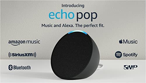 Echo Pop | Charcoal with Kasa Smart Plug