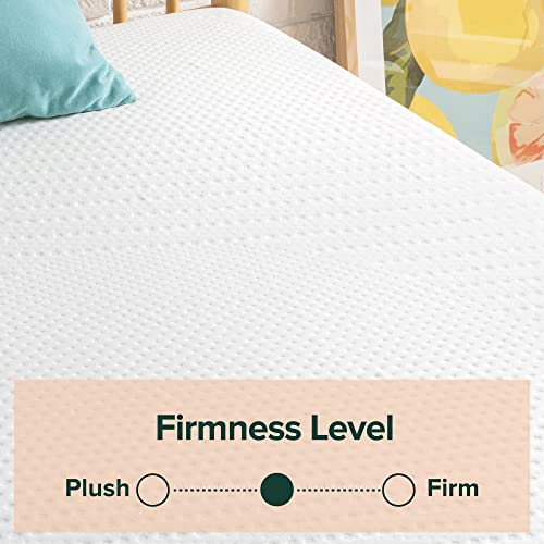 Zinus 10 Inch Green Tea Essential Memory Foam Mattress/Bed-in-a-Box/Affordable Mattress/CertiPUR-US Certified, Twin, White
