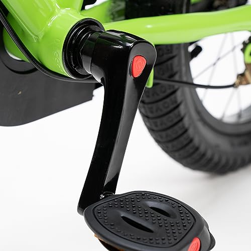 Royalbaby Freestyle EZ Kids Bike, Easy Learn Balancing to Biking, 16 Inch Balance & Pedal Bicycle, Instant Assembly Boys Girls Ages 4-7 Years, 16" Green