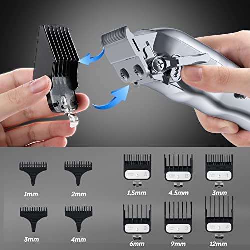 Ufree® Hair Clippers for Men + Beard Hair Trimmer Kit, Mens Grooming Kit, Barber Clippers Haircut Kit, Shaving Kit Electric Razor Shaver for Men, Fade Clippers Hair Cutting Kit