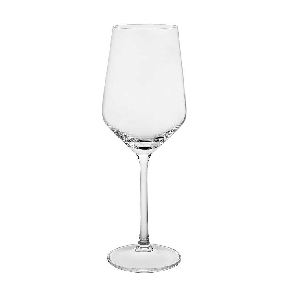 BTGLLAS 380ML 12 Ounce - Set of 2 Classic Hand Blown Crystal Bordeaux Red Wine Glasses Durable Clear White Lead-free Glass Cup With Gift Packaging For Party (Crystal, 2Pcs12OZ)