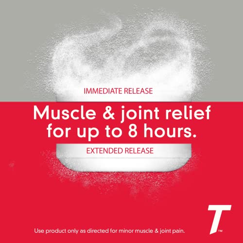 Tylenol 8 Hour Muscle Aches & Pain Relief Extended-Release Tablets with 650 mg Acetaminophen, Fever Reducer & Pain Medicine for Muscles, Joints, Body, and Backache Pain Relief, 100 Count