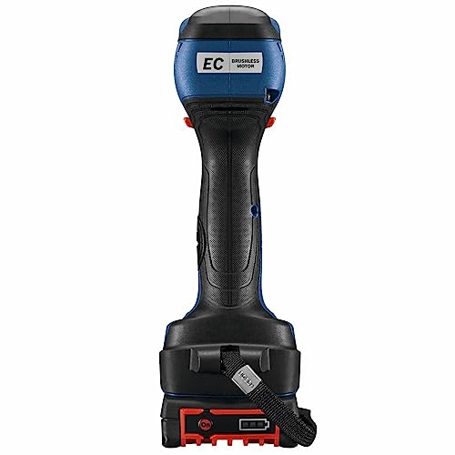 BOSCH GDX18V-1800B12 18V Two-In-One 1/4 In. and 1/2 In. Bit/Socket Impact Driver/Wrench Kit with 2 Ah Standard Power Battery