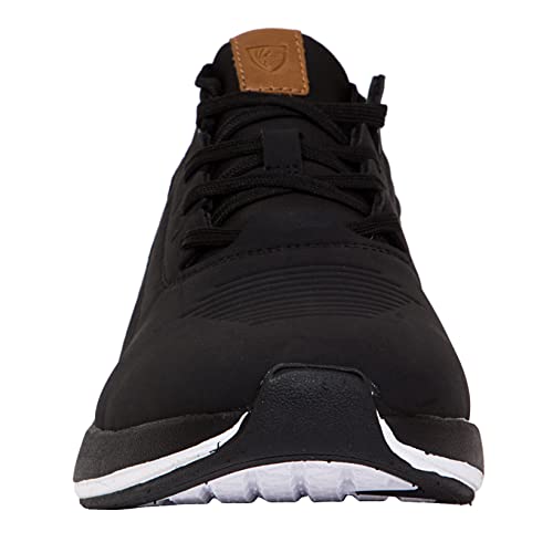 Deer Stags Men's Cranston Sneaker, Black/Brown, 10