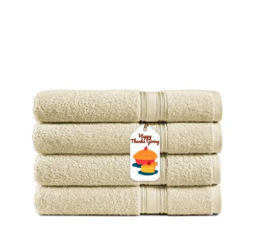 Bath Towels Set - 100% Ring Spun Cotton Towels Set, Oversized Bath Towels, Highly Absorbent Bath Towel Sets for Bathroom, 54" x 28", Extra Large Bath Towels,Quick Dry Towels for Body- Cotton