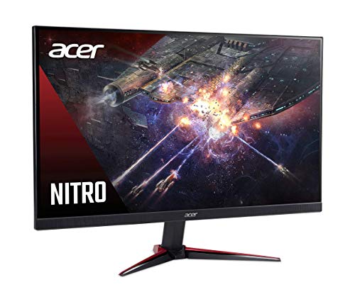 Acer Nitro VG240Y Sbiip 23.8” Full HD (1920 x 1080) IPS Gaming Monitor | AMD FreeSync Technology | 165Hz Refresh Rate | Up to 0.5ms | 99% sRGB | 1 x Display Port 1.2 & 2 x HDMI 2.0,Black