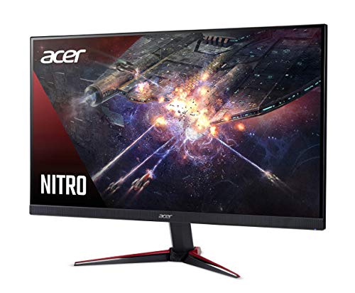Acer Nitro VG240Y Sbiip 23.8” Full HD (1920 x 1080) IPS Gaming Monitor | AMD FreeSync Technology | 165Hz Refresh Rate | Up to 0.5ms | 99% sRGB | 1 x Display Port 1.2 & 2 x HDMI 2.0,Black