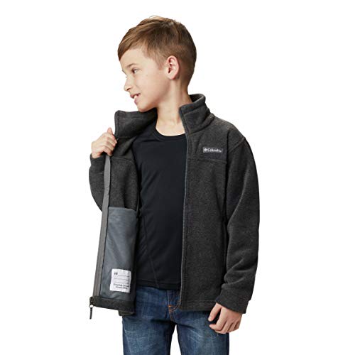 Columbia Toddler Boys Steens Mt II Fleece, Charcoal Heather, 2T