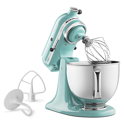 KitchenAid Artisan Series 5 Quart Tilt Head Stand Mixer with Pouring Shield KSM150PS, Aqua Sky
