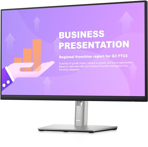 Dell 24 Monitor - P2422HE - Full HD 1080p, IPS Technology, USB-C Hub Monitor with Comfortview Plus,Black