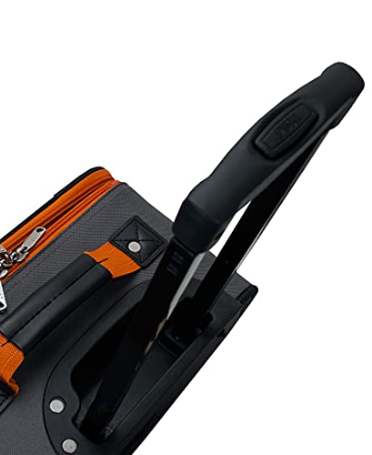 Rockland Journey Softside Upright Luggage Set, Expandable, Charcoal, 4-Piece (14/19/24/28)
