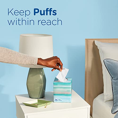 Puffs Plus Lotion with Vicks Facial Tissues, 24 Cubes, 48 Tissues per Box