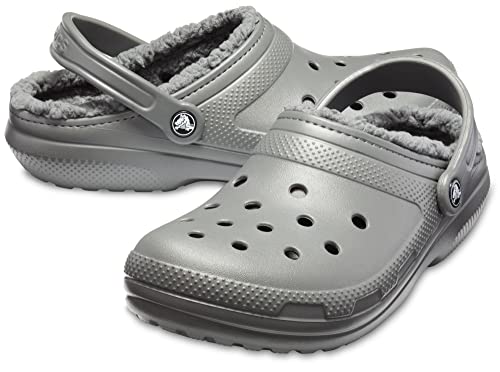 Crocs Classic Lined Clog Slate Grey/Smoke Men's 4, Women's 6 Medium