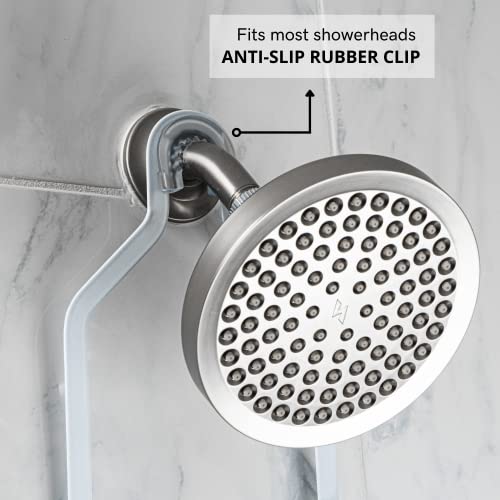 PROBEAUTIFY Hanging Shower Caddy Over Shower Head - White Shower Caddy Hanging - Shower Caddy and Shower Rack for Ultimate Convenience
