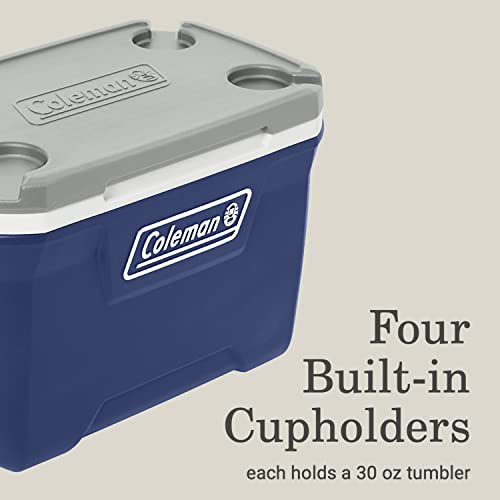 Coleman 316 Series Insulated Portable Cooler with Heavy Duty Latches, Leak-Proof Outdoor High Capacity Hard Cooler, Keeps Ice for up to 5 Days