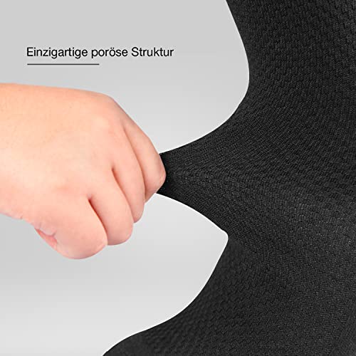 MissShorthair 6 Pairs Men's Bamboo Dress Socks,Moisture Wicking Durable Mens Socks,Soft Breathable Bamboo Socks for Men,Navy/Gray/Black